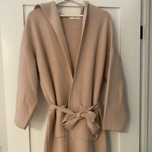 MANGO long cardigan with belt SZ XS/SM